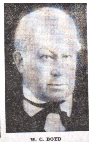 W.C. Boyd - Owner of the Fly pioneer travel on boyds fly