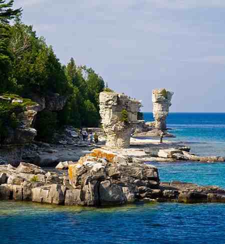 flowerpot islands flowerpots