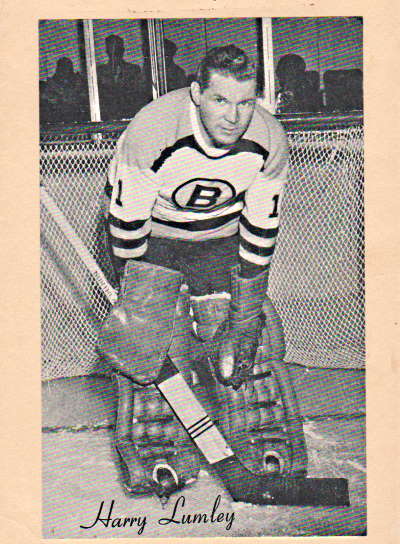 Harry Lumley Boston Bruins harry-lumley-bruins